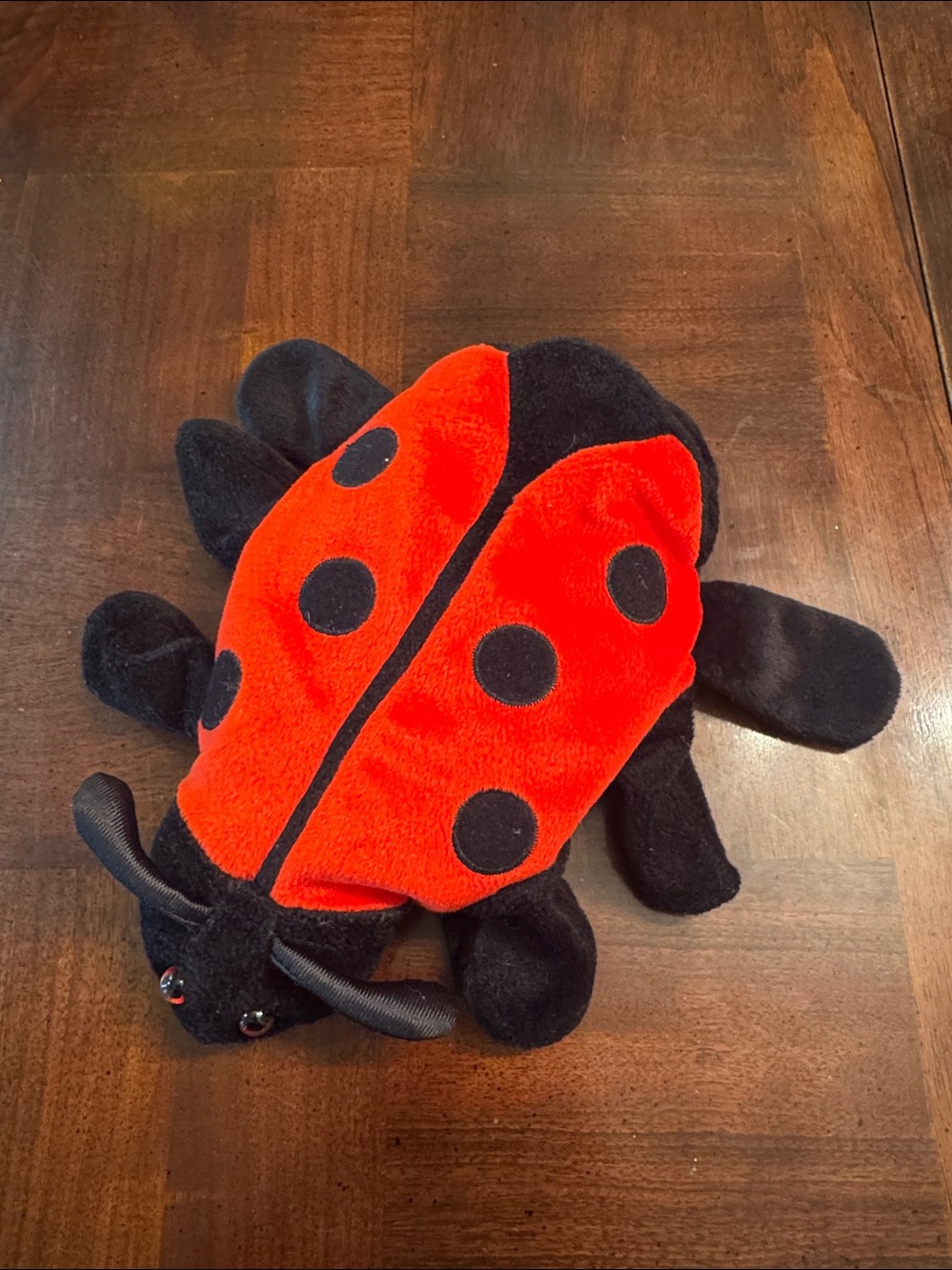Ladybug Hand Puppet 9.5" Kids Plush Toy
